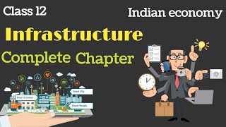 Infrastructure class 12  Complete chapter  Class 12 Indian economy  animated [upl. by Adnaram186]