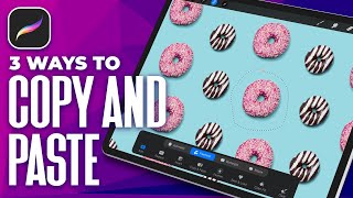 How To Copy And Paste In Procreate [upl. by Oicul563]