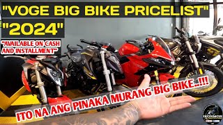 VOGE BIG BIKE PRICELIST 2024  IRONMON MOTOVLOG [upl. by Siver383]