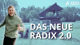 RADIX 20  Alle NEUERUNGEN des beliebten AluminiumDachzelt  ARCTA [upl. by Ahsinnek790]