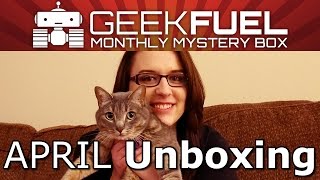 Geek Fuel Unboxing w Nin9tales April 2015 Review ft DanzNewz [upl. by Naiva]