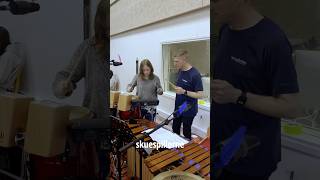 Sofie spiller percussion i orkestergraven til musicalen NATTEN PÅ VRANGEN [upl. by Aneema]