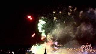 Edinburghs New Year Fireworks 2013 [upl. by Garbers5]