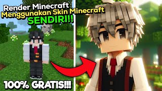 Cara Membuat Skin Minecraft Menjadi Fanart Sama Render 100 GRATIS [upl. by Rosemare969]