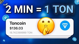 2 Minutes  1 TONCOIN 🤑 Claim Free TON Every 2 minutes no investment FREE TONCOIN [upl. by Margit]