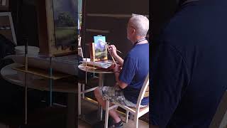 Day 2 Plein air painting on a cruise ship [upl. by Fairbanks]