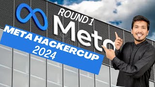 Round 1  META HACKERCUP 2024  Complete Guidance In HINDI URDU [upl. by Thurlow]