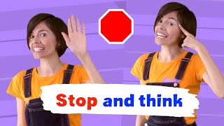 quotSTOP and THINKquot song  Making Good Choices  Self Control song for Preschool amp Kindergarten [upl. by Niwhsa]