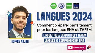 TAFEM et ENA  Langues et compréhension  Linguistique sémantique  QCM BLANC [upl. by Oswal580]