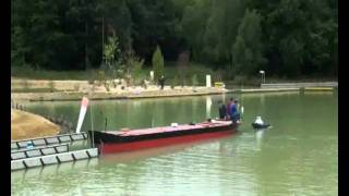 Ship entering a lock with tug assitance  Port Revel Shiphandling [upl. by Alema487]