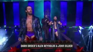 Dark Order Alex Ryanoids and John Sliver Entrance All Out [upl. by Einwat]