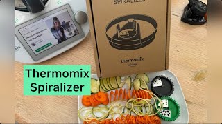 Thermomix Spiralschneider Möhren und Zucchini Spaghetti Spiralizer [upl. by Omidyar]