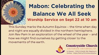 Mabon Celebrating the Balance We All Seek [upl. by Ailedo606]