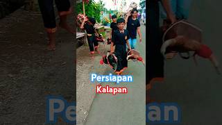 Persiapan kalapan Bantengan bantengan jaranan shortsviral semuaorang funny viralvideo [upl. by Yasdnil]