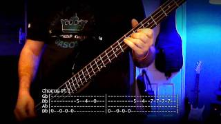 quotBurritoquot  Seether  Bass w Tabs HD Cover [upl. by Nedrah44]