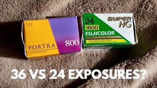 36 VS 24 EXPOSURES IN FILM PHOTOGRAPHY  WHATS YOUR PERFECT NUMBER [upl. by Odel]