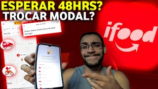 Como Trocar MODAL IFOOD Entregador de Bike para Moto ou carro Não Consegue Mudar ATUALIZADO [upl. by Haimarej226]