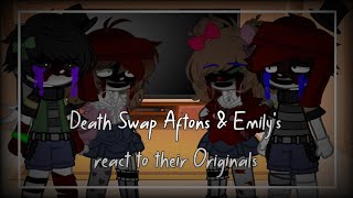 Death Swap Aftons amp Emilys react to their Originals🐰  Part 12  FNAF x GC  🇲🇽🇺🇲 [upl. by Philipa]