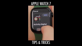 How to customize the Watch Face on your Apple Watch 7 shorts [upl. by Retsam]