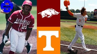 1 Arkansas vs 4 Tennessee Highlights MUST WATCH INSANE GAME  2021 College Baseball Highlights [upl. by Romona]