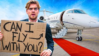 Ik Probeerde Mee Te Liften Met Een Privé Jet [upl. by Seuqramed]