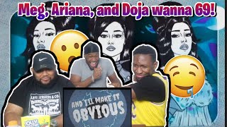 Ariana Grande  34  35 Remix ft Doja Cat Megan Thee Stallion REACTION [upl. by Ahtabat]