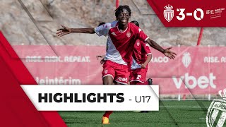 AS Monaco 30 ASPTT Marseille  U17 Nationaux  13e journée [upl. by Selinski]