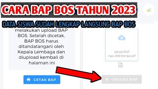 CARA BAP BOS EMIS 40 TAHUN 2023  TUTORIAL EMIS 40 BAP BOS [upl. by Jem]