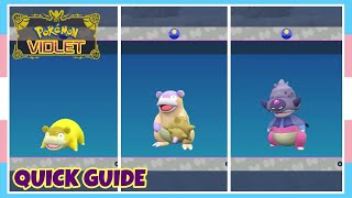 How To Evolve Galarian Slowpoke Into SlowbroSlowking Using Galarica CuffWreath In Scarlet amp Violet [upl. by Tade]