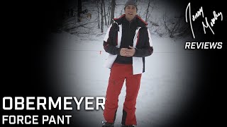 Jonny Moseley Reviews 2425 Obermeyer Force Insulated Ski Pant [upl. by Etteroma615]