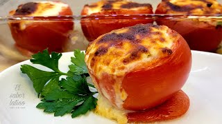 🔴 Tomates Rellenos ponga un Huevo en un Tomate te sorprenderás💥 Receta Viral [upl. by Warfore93]