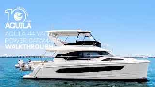 Full InDepth Tour  Aquila 44 Yacht  Functional and Fun [upl. by Orling]