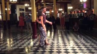 Lindy hop lesson  basics steps 8 counts [upl. by Nnaik464]