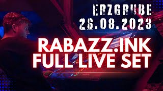 26082023 Rabazzink  ERZGRUBE  FULL HARDTECHNO DJ LIVE SET  SCHICHT IM SCHACHT 4K  HQ SOUND [upl. by Acirat856]