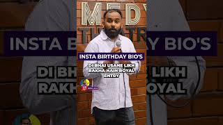 Insta Birthday Bios hemsa hemsaballu standup standupcomedy [upl. by Ulrikaumeko142]