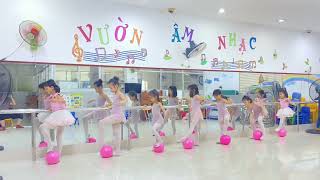 Ballet exercises with ball  Ballet For Kids  Ballet Class [upl. by Whiteley]