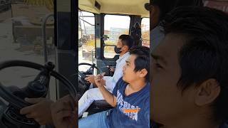 Training Subscriber Bawa Loader wheelloader loader training alatberat tambang proyek short [upl. by Hanni]