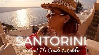 What Is Santorini Greece REALLY Like End of October… [upl. by Oramlub]