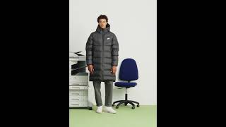 NIKE Sportswear PRIMALOFT Padded Winter Coat Hooded Shiny Black Men  Zalando [upl. by Emilee]