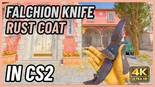 ★ CS2 Falchion Knife Rust Coat  CS2 Knife InGame Showcase 4K [upl. by Enovi]