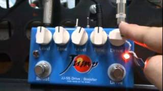 SHARK GUITAR EFFECT JUMP JJ55 DRIVE amp BOOSTER DEMO [upl. by Ahmad]