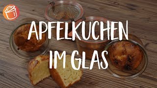 Apfelkuchen im Glas Rezept Chochdoch mit Oli [upl. by Sucramd]