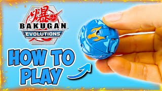 How To Play Bakugan  Bakugan Evolutions Toy Battling Game amp Arena [upl. by Nueoras]