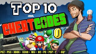 Top 10 Cheat Codes in Video Games  Spacehamster [upl. by Bucky]