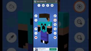 Skin Editor 3d How To Make Xdjames In Skin Editor 3d [upl. by Ataga]