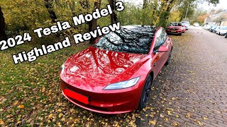 2024 Tesla Model 3 Highland rear wheel drive review [upl. by Adolf128]