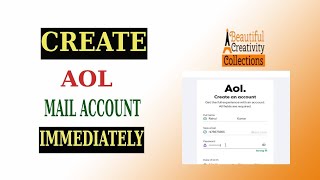 Create AOL mail account immediately [upl. by Gilder]