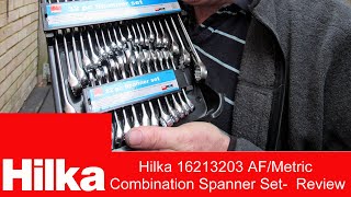 Hilka 16213203 AFMetric Combination Spanner Set 32 Pieces  Review [upl. by Harrat910]