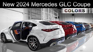 2024 MercedesBenz GLC Coupe  New Colors of Interior amp Exterior for C254 Model [upl. by Nylirehc]