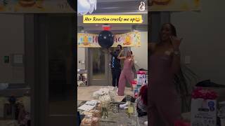 Lol 😂 She thought she was having Twins at First   Gender Reveal Twist genderreveal wedding [upl. by Filippa728]